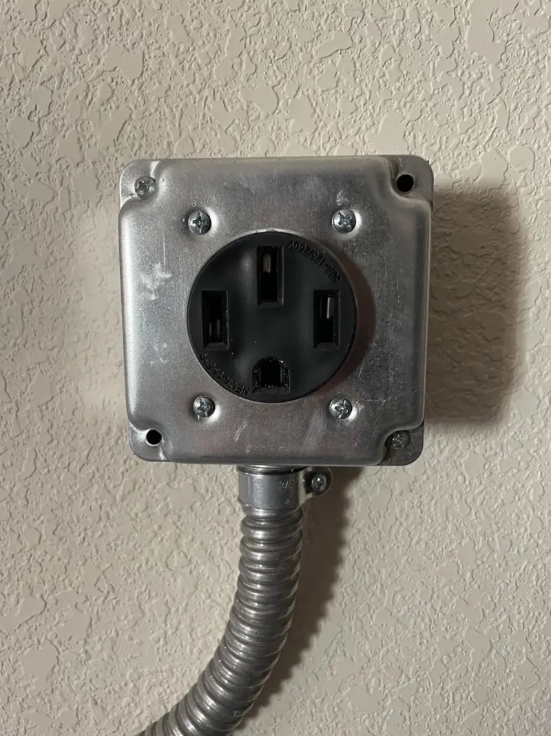 NEMA 14-50 outlet installed for Electrical Panel Upgrade in Greensburg
